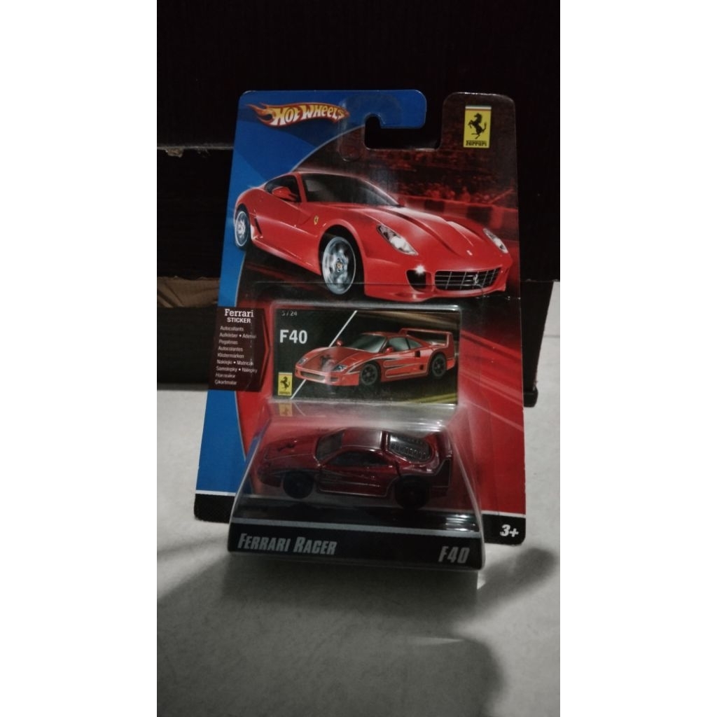 Hotwheels Ferrari Racer F40 Red RARE (Official Licenced)