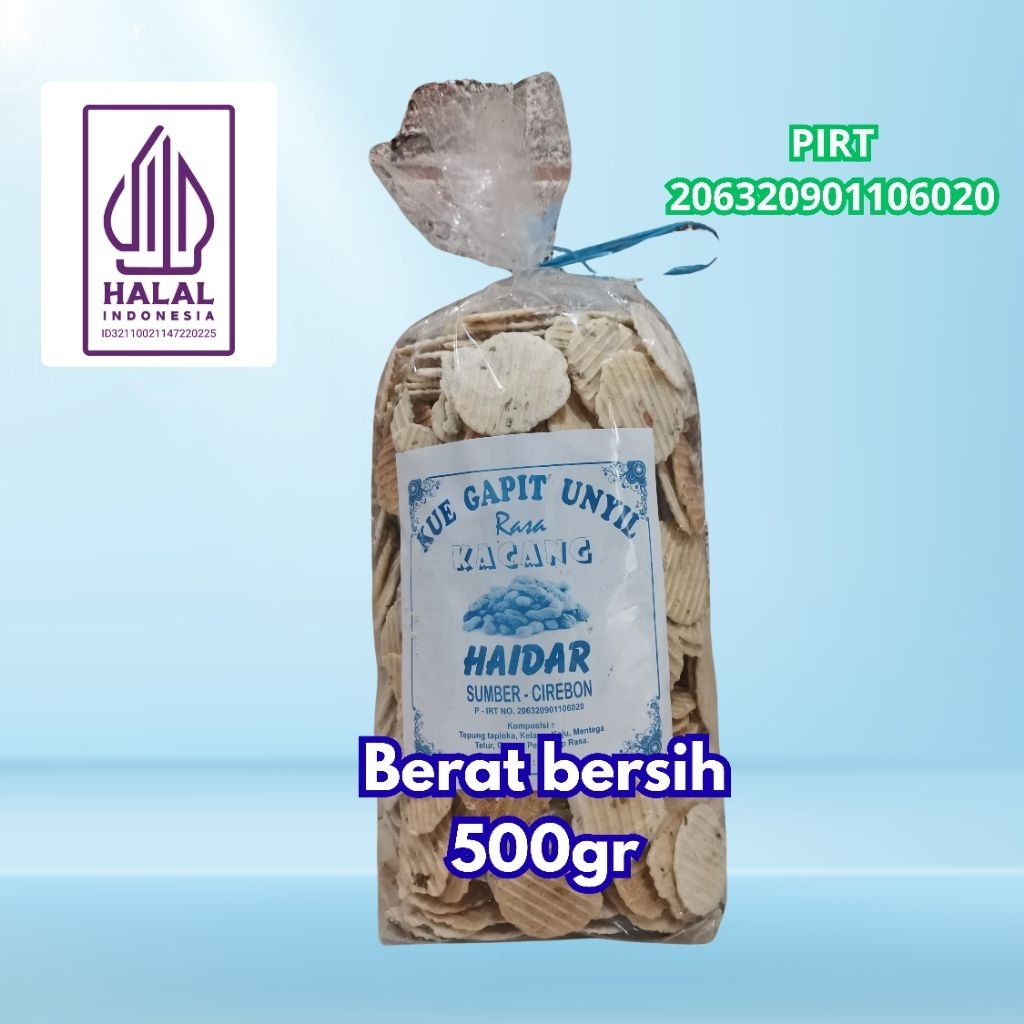 

KUE GAPIT RASA KACANG (UNYIL) Oleh-oleh khas cirebon 500GR