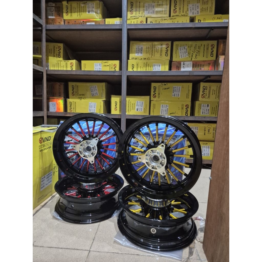 VELG POWER ANDONG NMAX VARIO RING 14 & 13 MODEL TAPAK LEBAR