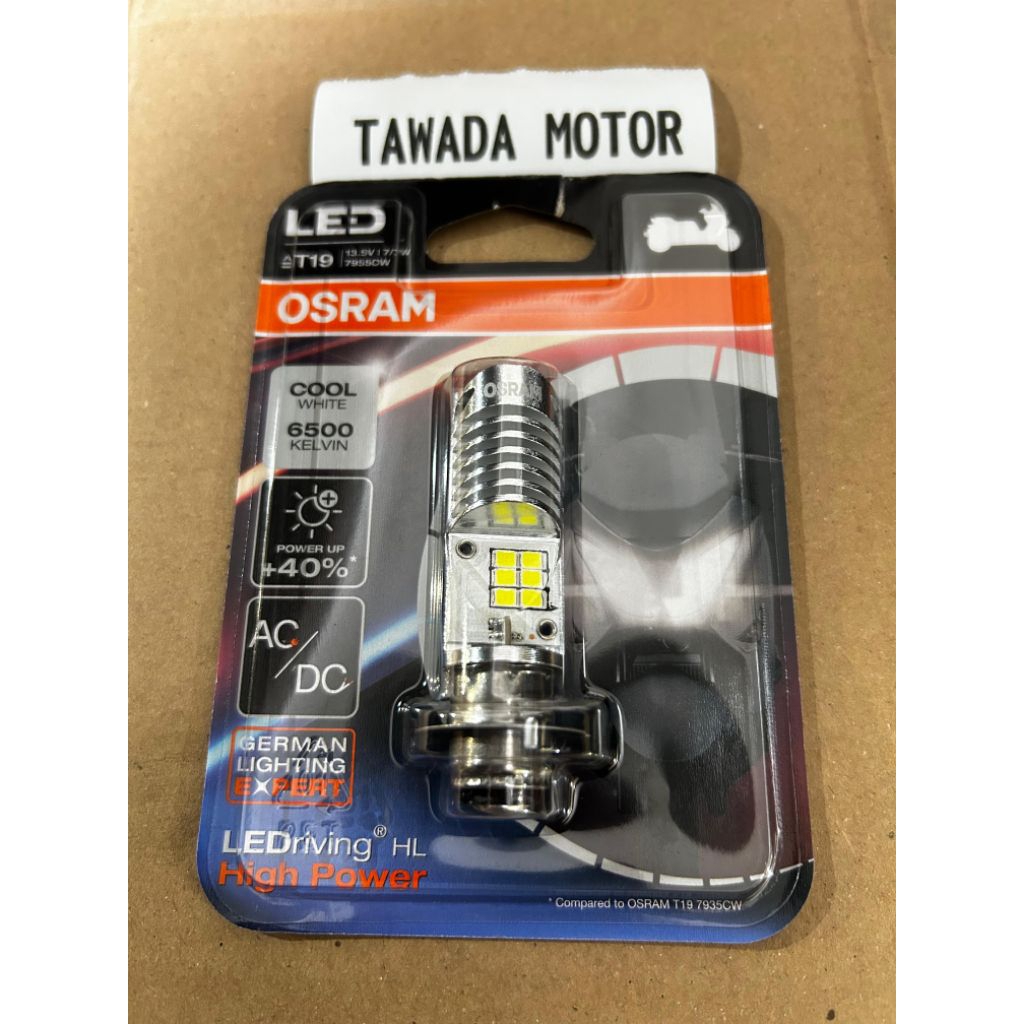 bohlam lampu depan LED merk osram Beat Supra x125 Vario