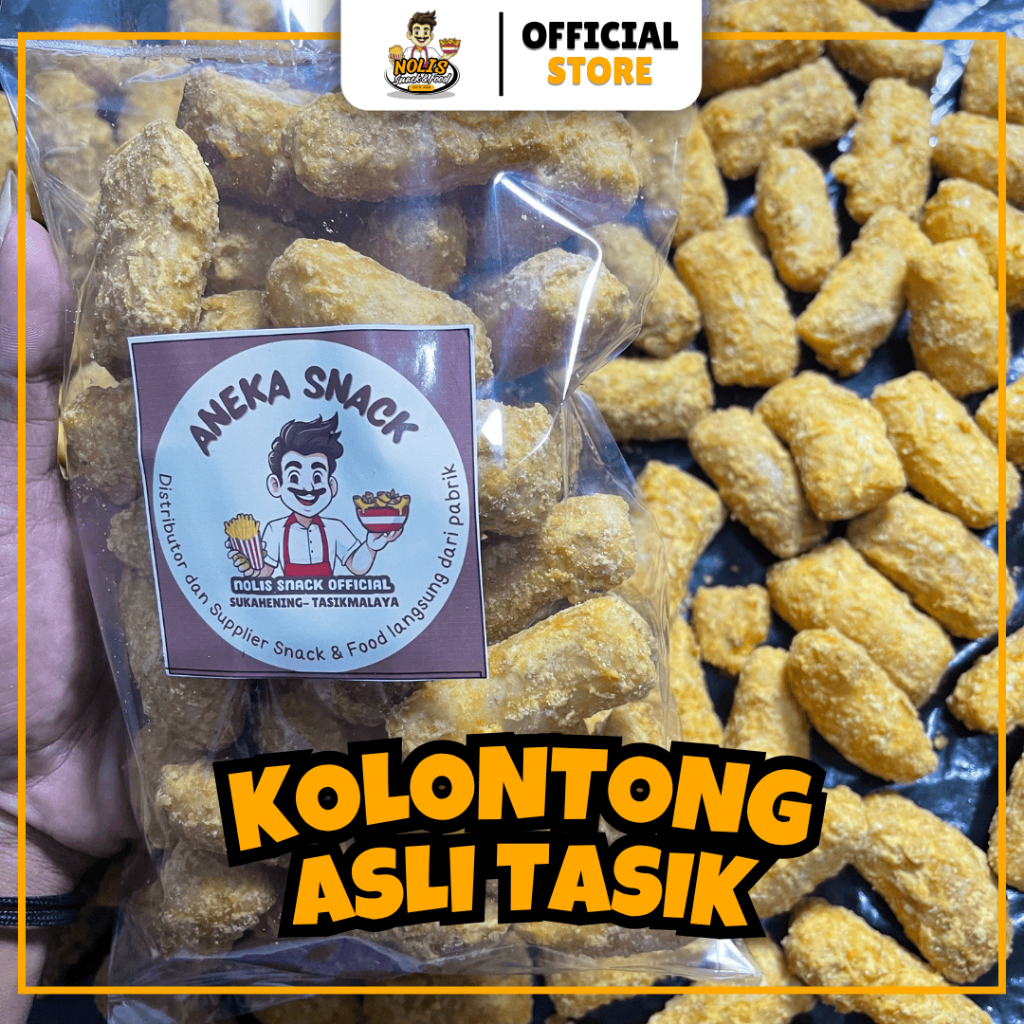 Kelontong Opak ketan Manis gula merah (250gram) Kolontong Manis Khas Tasikmalaya//Grosir Nolis Snack