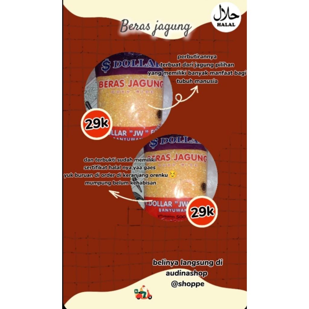 

beras jagung