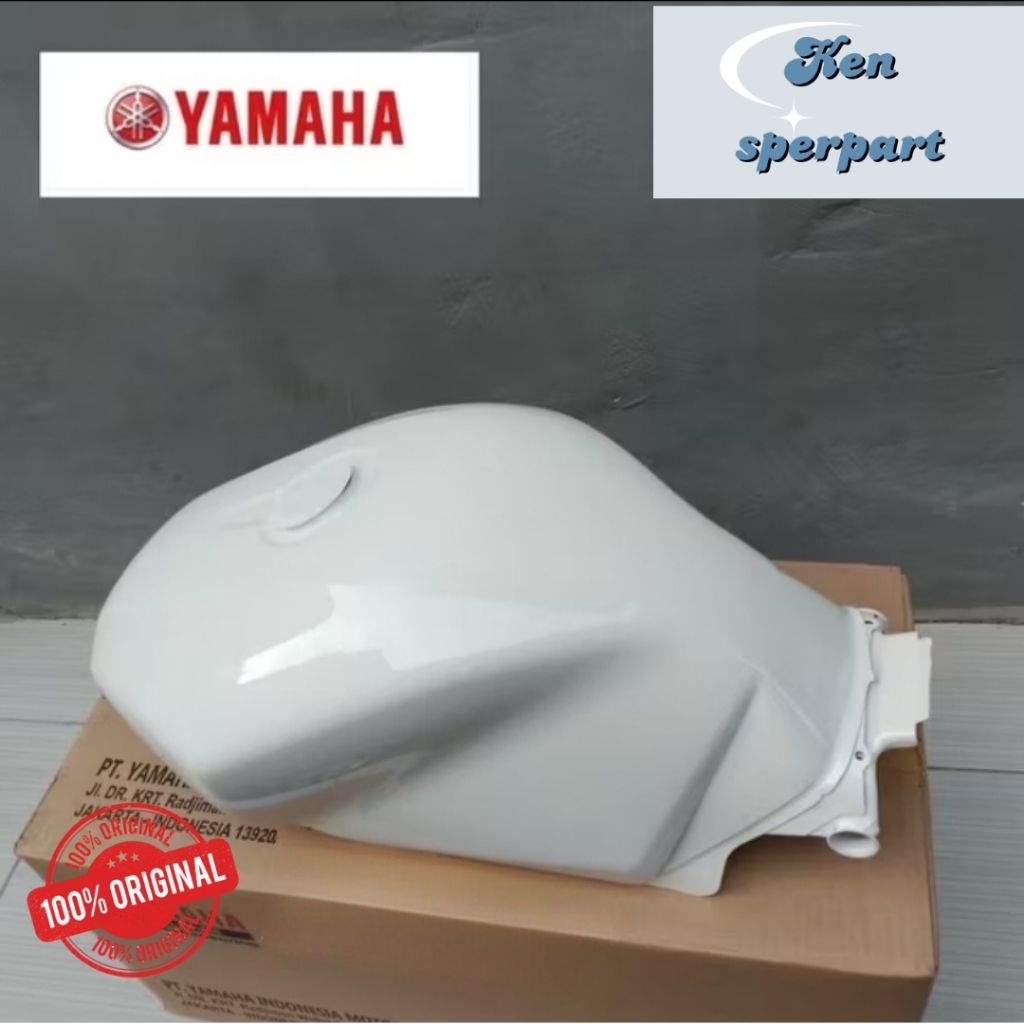 TENGKI FUEL TANK TANGKI BENSIN VIXION OLD LAMA WARNA PUTIH ORIGINAL YAMAHA