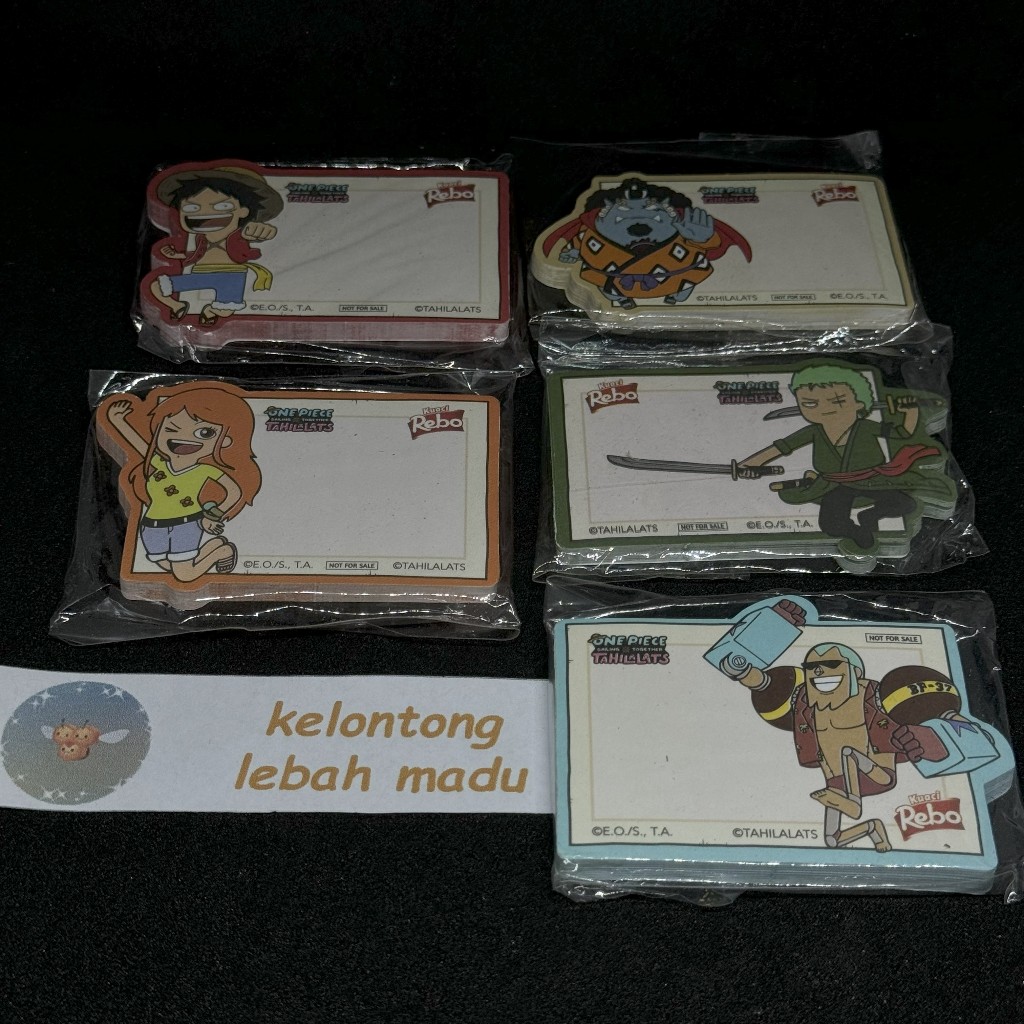 

Edisi spesial Notes One Piece x Kuaci Rebo!