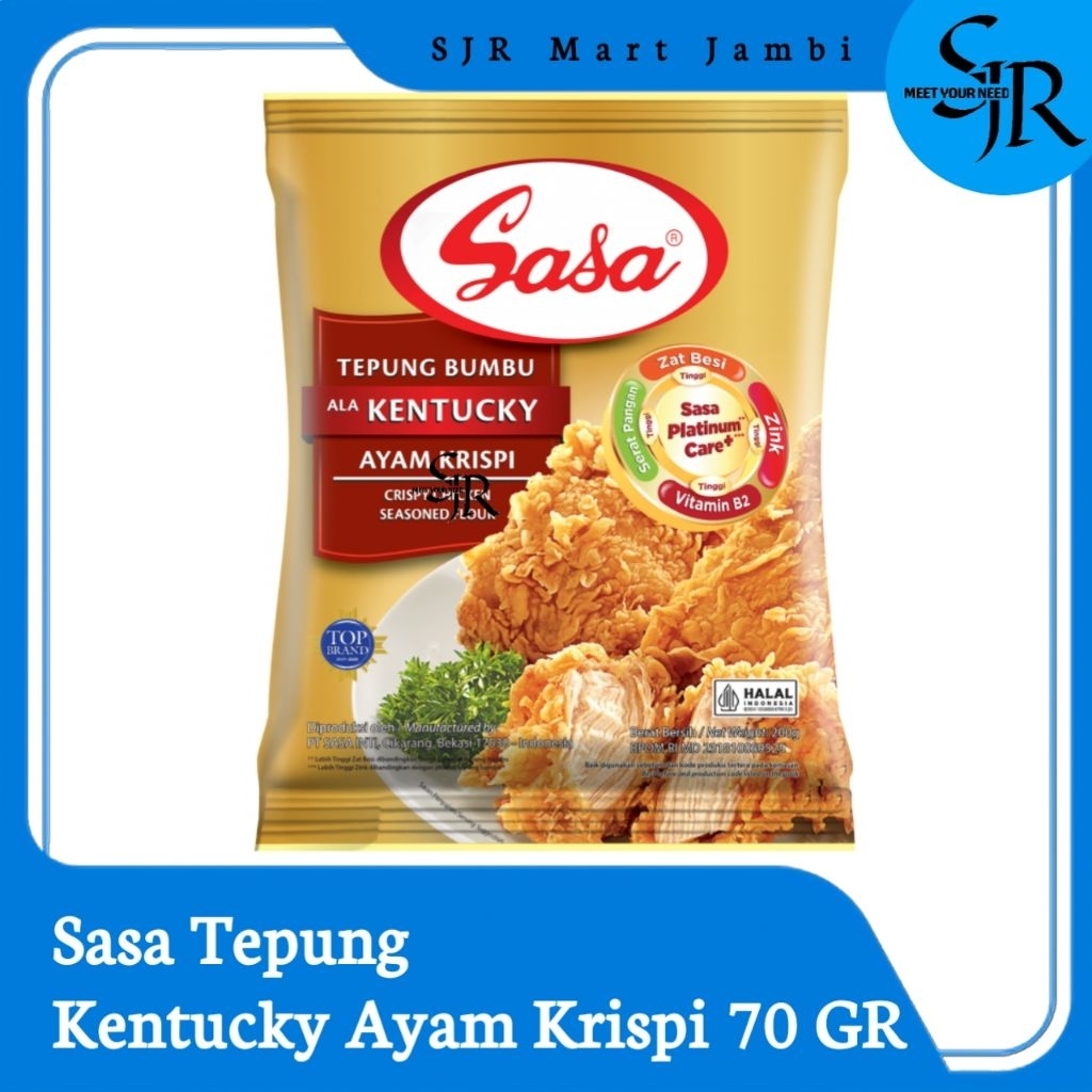 

[SASA] Tepung Ala Kentucky Ayam Krispi | Kemasan 70gr