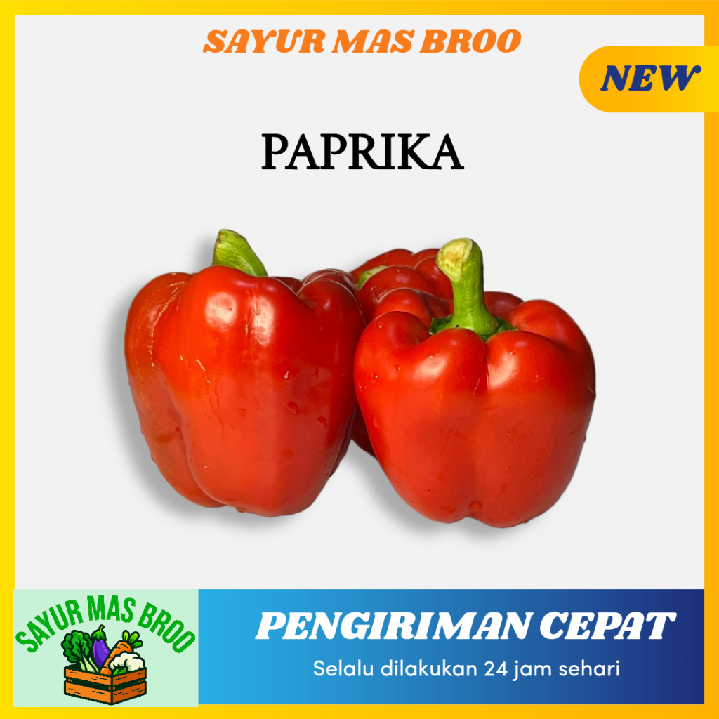 

Paprika - Sayur Sayuran Segar Mas Broo Kota Palembang