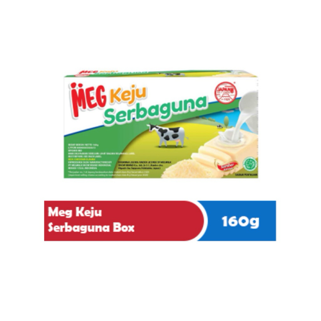 

Meg Keju Serbaguna 160 g – Lezat, Gurih, dan Praktis untuk Segala Hidangan