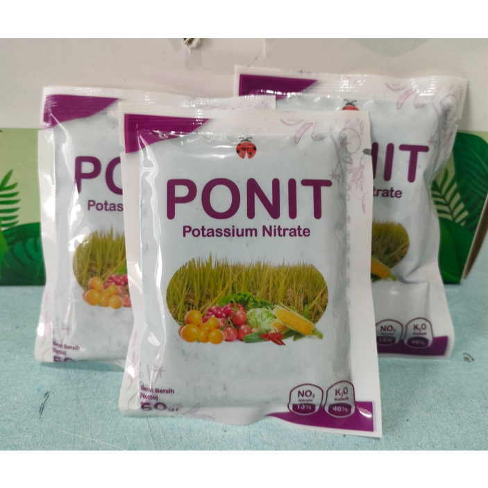 PONIT 50 GR | Pupuk Kalium Nitrat Murni
