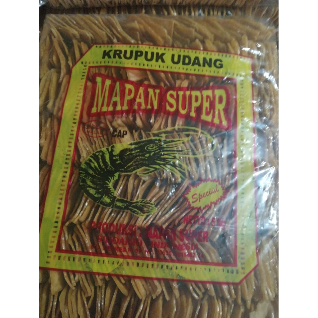 

kerupuk udang tipis sedang cocok buat pendamping makan rawon langsung goreng 500 gram