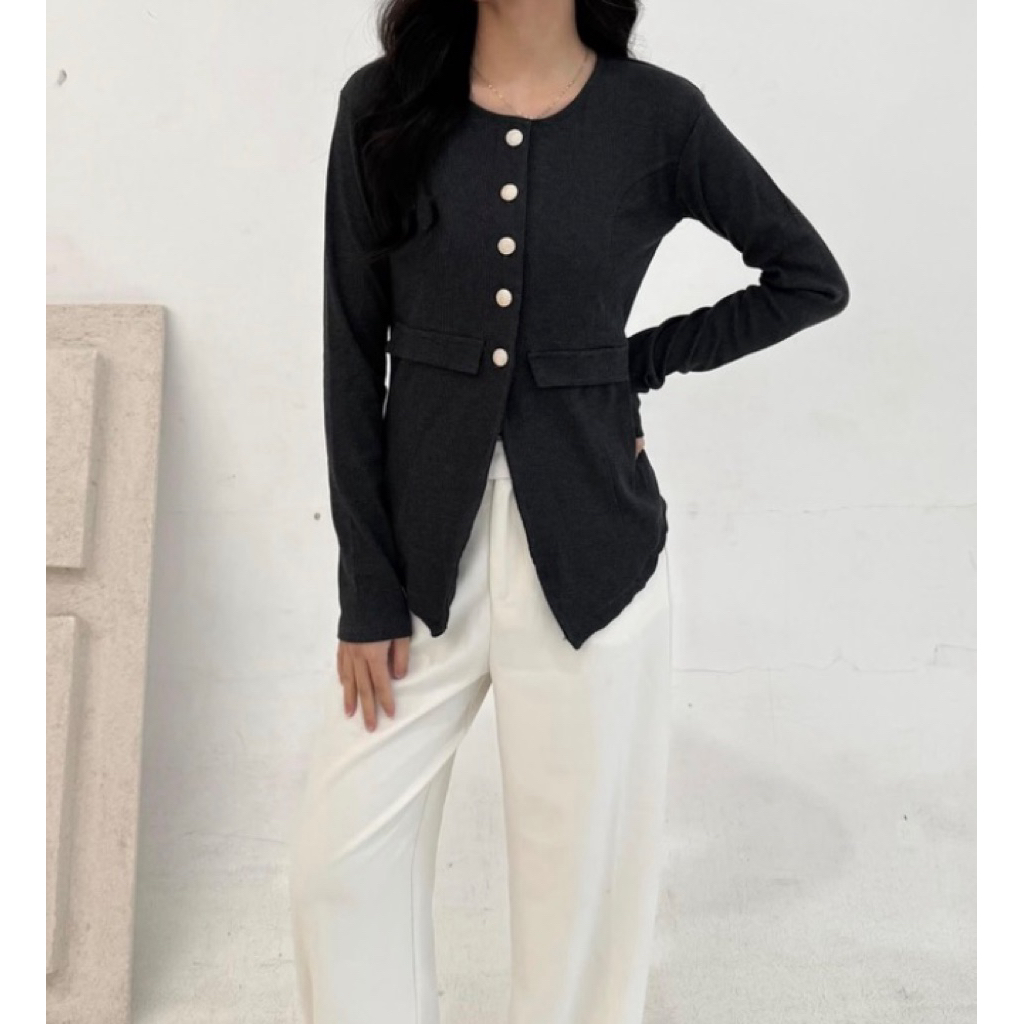 Knit premium lengan panjang