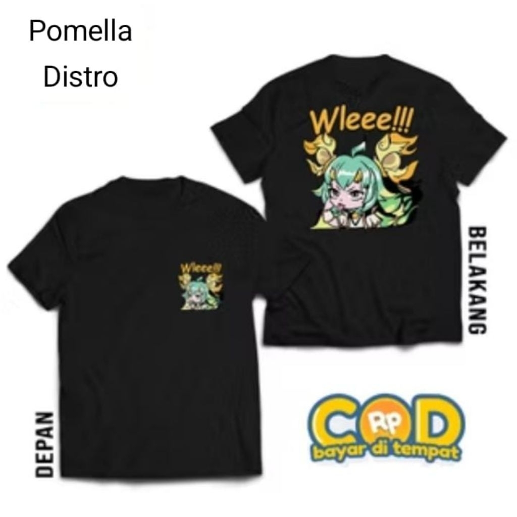Kaos emote mobile legend wlee terbaru virall