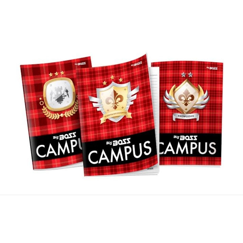 

COD Buku Tulis BIG BOSS CAMPUS 50/36 Lembar 1 Pack [10 Buku]