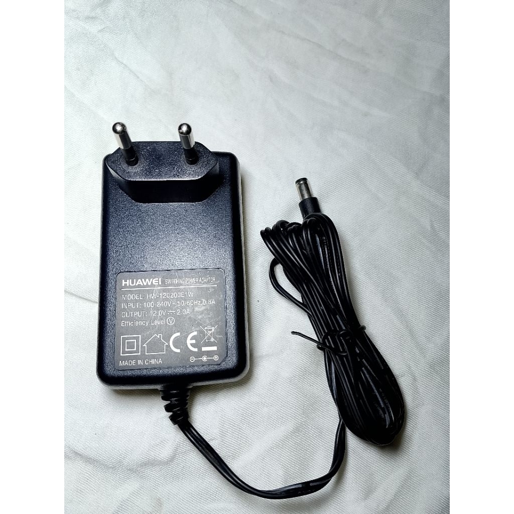 ADAPTOR ORIGINAL BEKAS COPOTAN HUAWEI 12V 1.5A