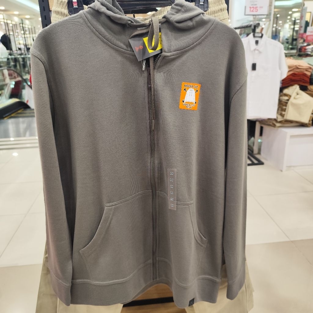 JAKET HOODIE NEVADA ZIPPER OVERAIZE UNISEX
