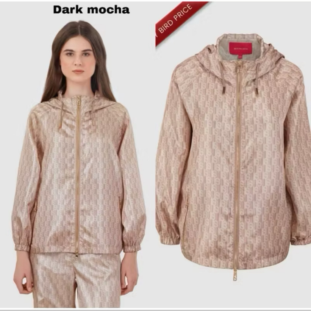 Parka Buttonscarves - Leena Monogram Parka - jacket padel tennis olahraga