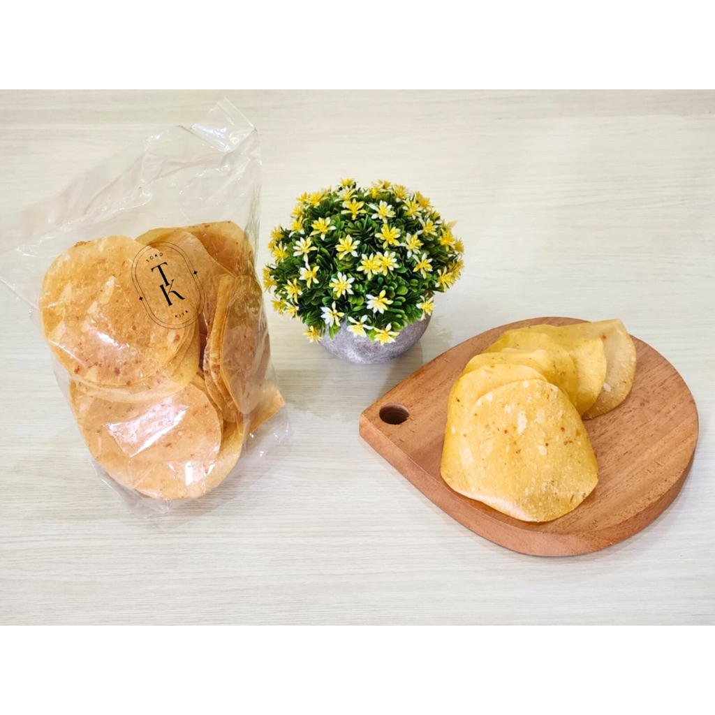 

Opak Singkong Mentah Rasa Pedas Manis Oleh-oleh Khas Pandeglang Banten isi 50 pcs/pack