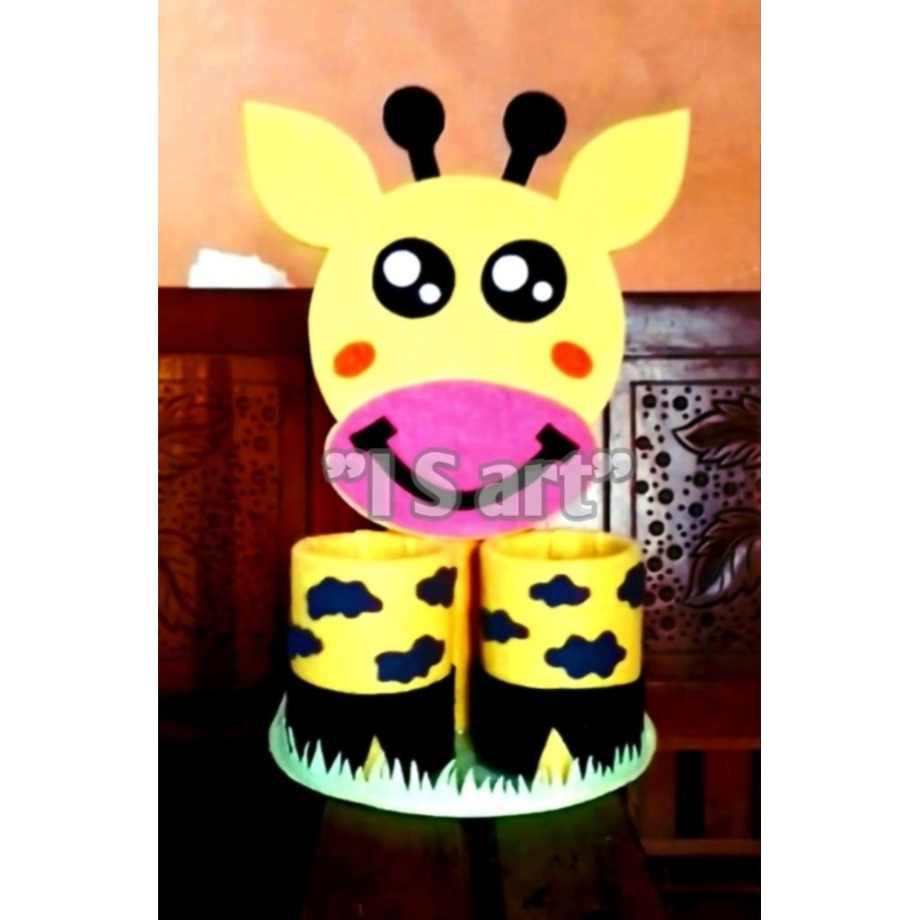 

Tempat Pensil/Pulpen/Pensil/Krakter Hewan/PAUD/KB/TK/SD/Aksesoris/Dekorasi/kerajinan kain flanel/