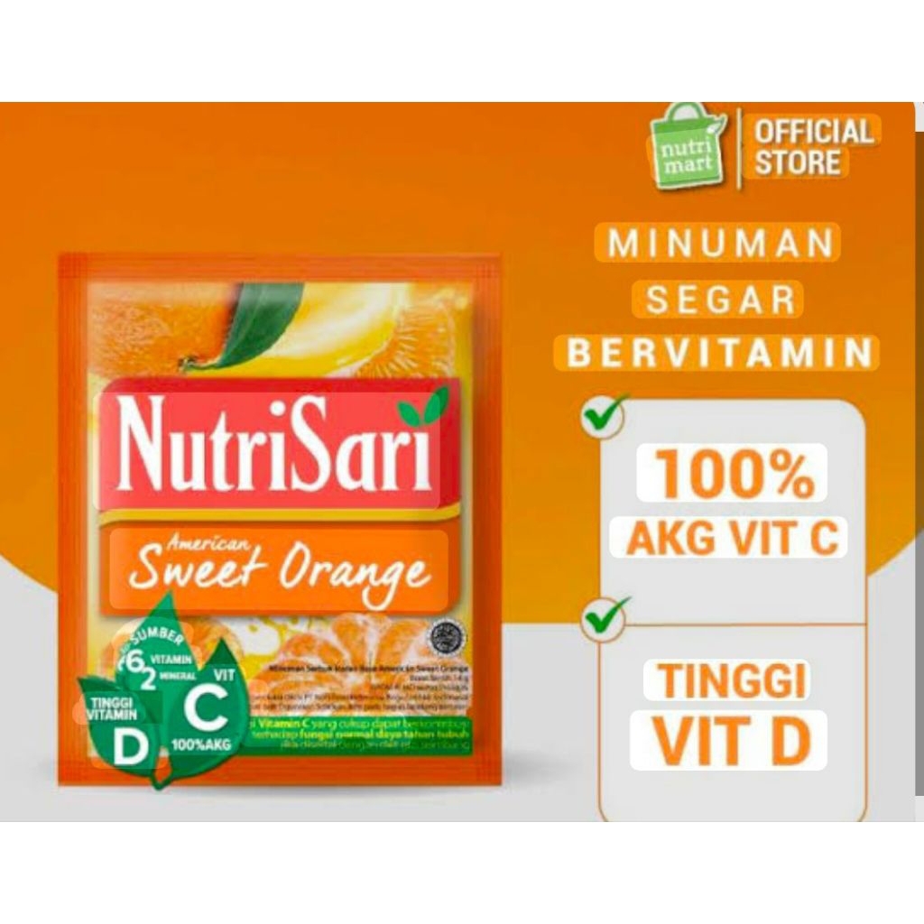 

NUTRISARI SWEET ORANGE PER SACHET