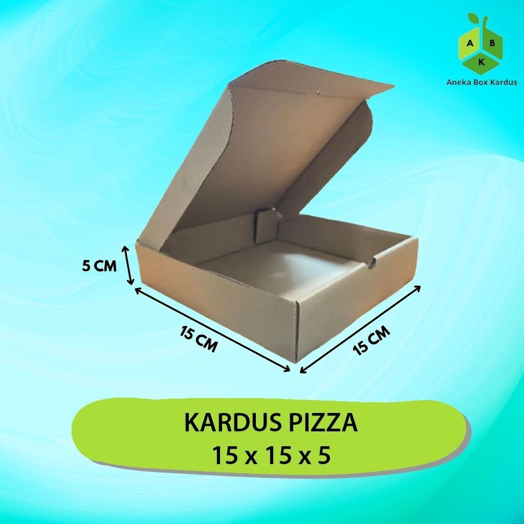 

Kardus Pizza Polos Ukuran 15x15x5cm