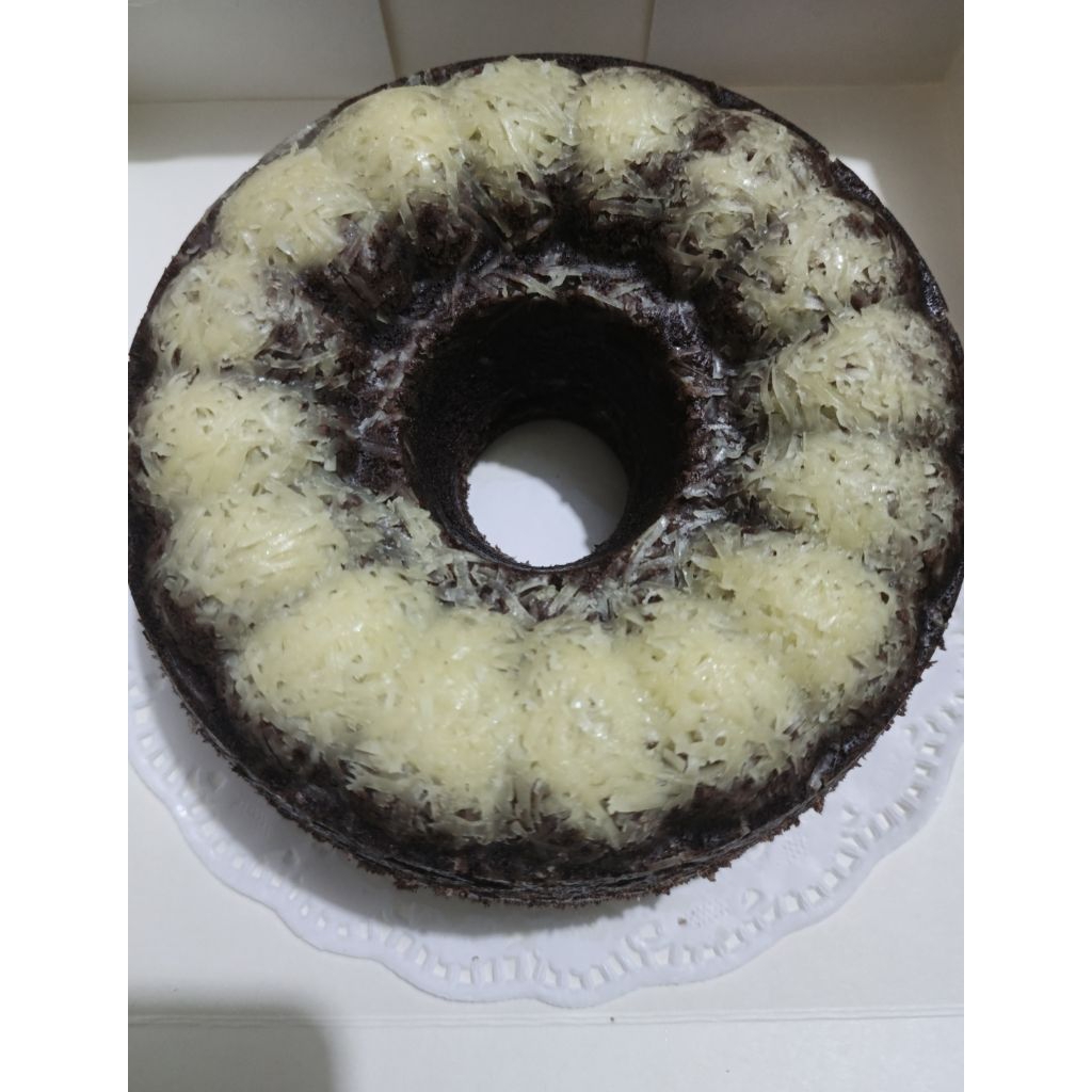 

bolu ketan hitam keju lumer