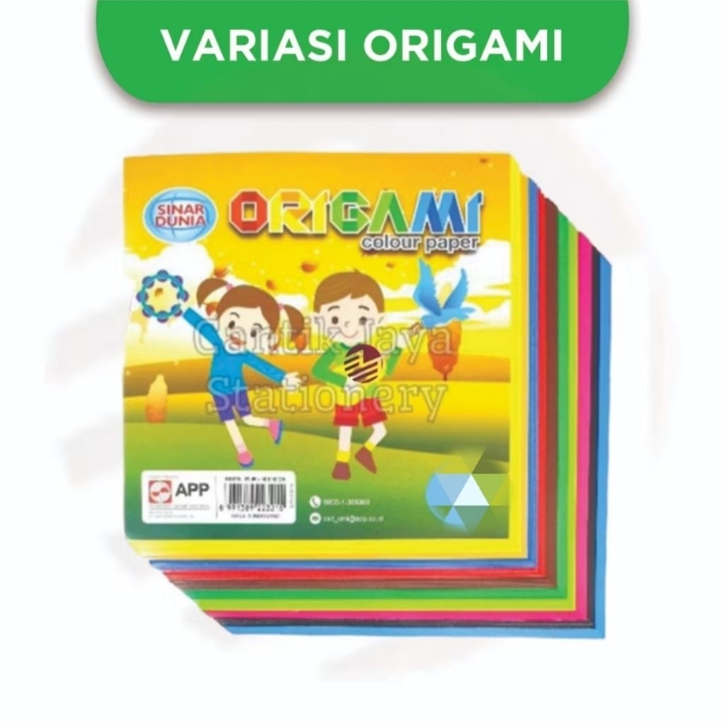 

Kertas Origami Warna Warni Kerajinan Lipat - SiDU