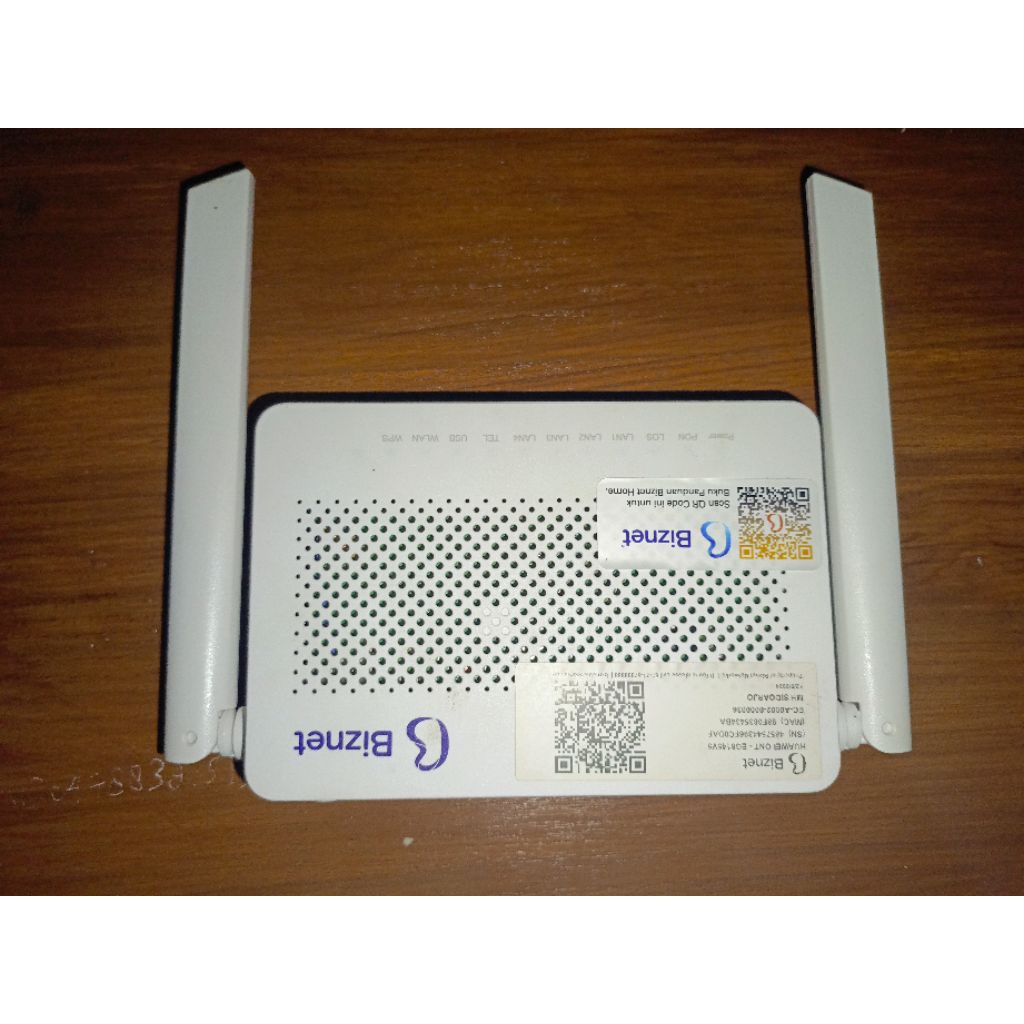 Huawei EG8145V5 Dual Band Router Biznet Port LAN Hijau