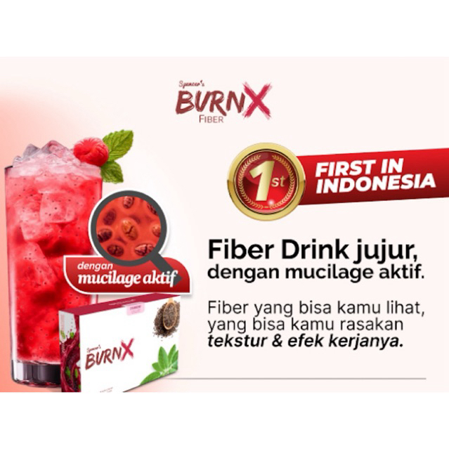 

Spencer ‘s Burn X Fiber - minuman fiber tanpa pencahar