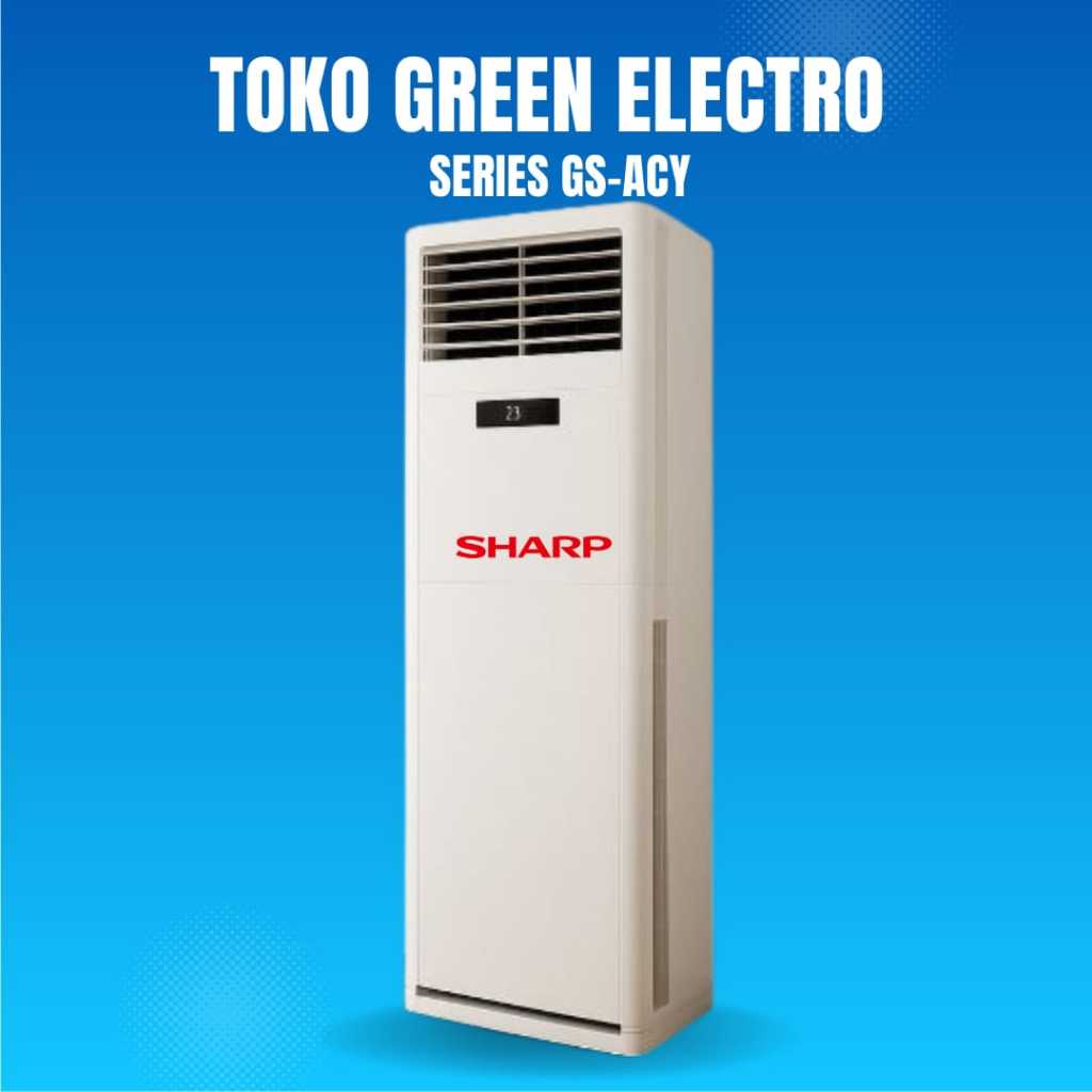 New 2026 AC Sharp 2 pk - 5 pk Floor Standing Tipe Terbaru Non Inverter R32 Garansi Resmi 3TH Kompres