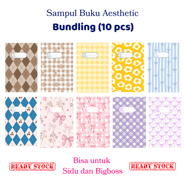 

Sampul Buku Aesthetic Buku Sidu dan Big Boss Simpel Elegan + Bonus Pensil & Penghapus by Printa jaya