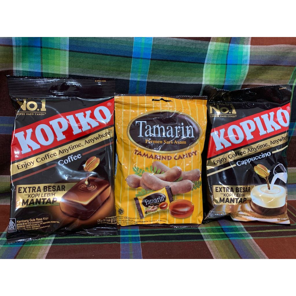 

kopiko dan tamarin candy bag