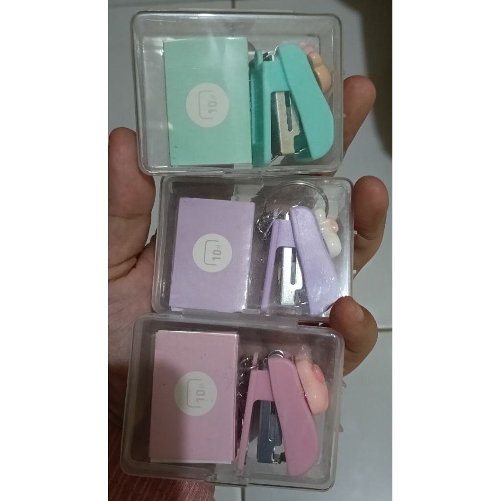 

Mini stapler set Macaron color