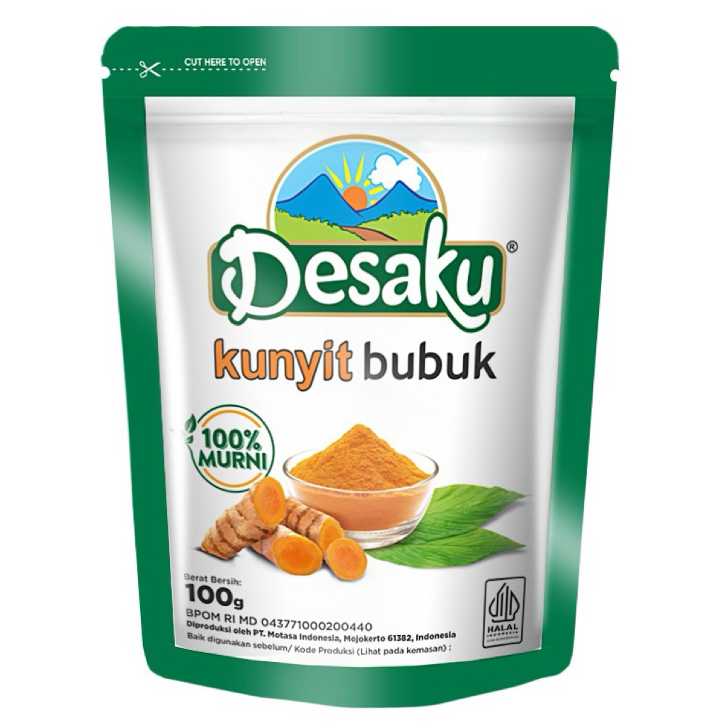 

DESAKU KUNYIT BUBUK KEMASAN POUCH 100 GRAM