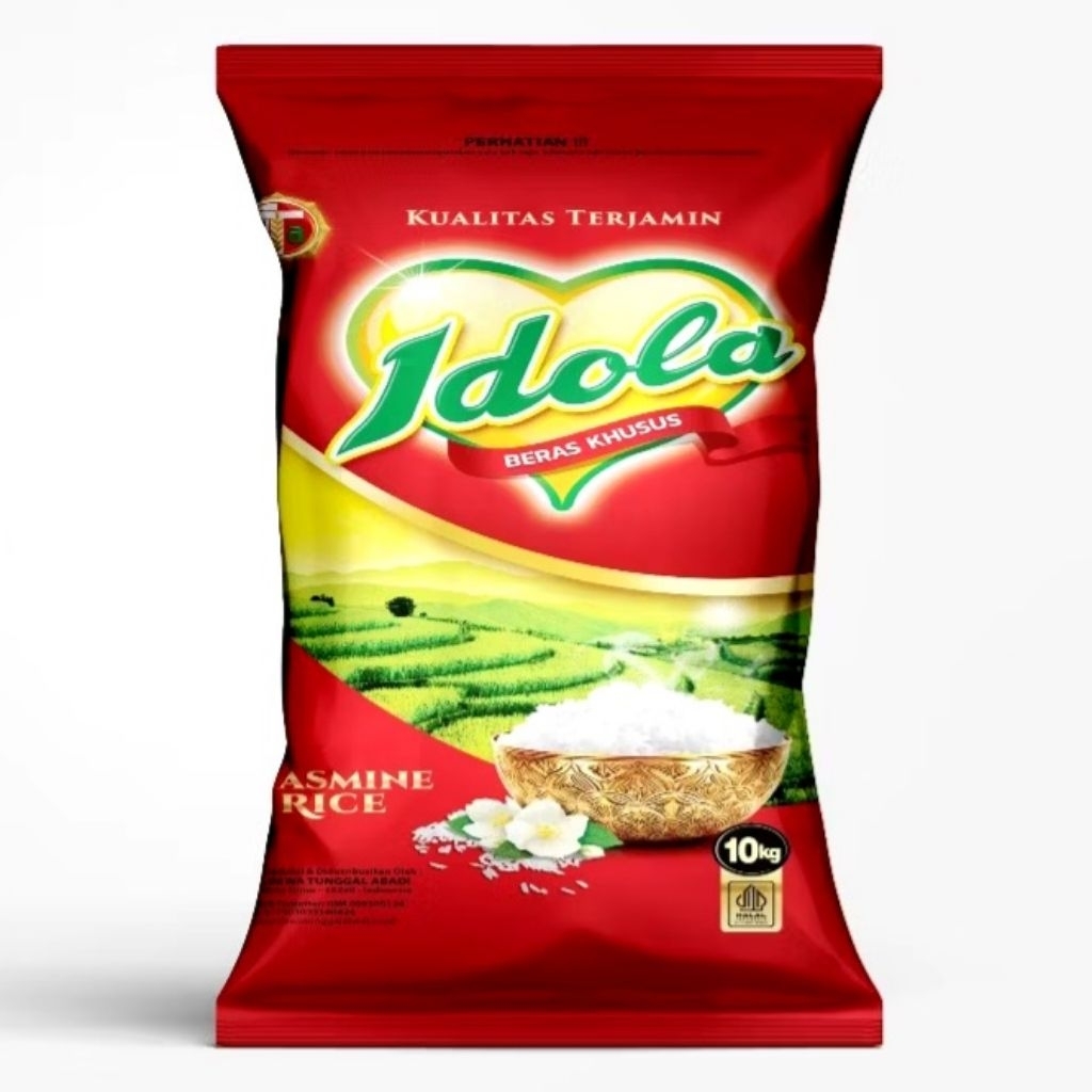 

Beras Idola Pulen Wangi Beras Premium Fortivikasi 10kg