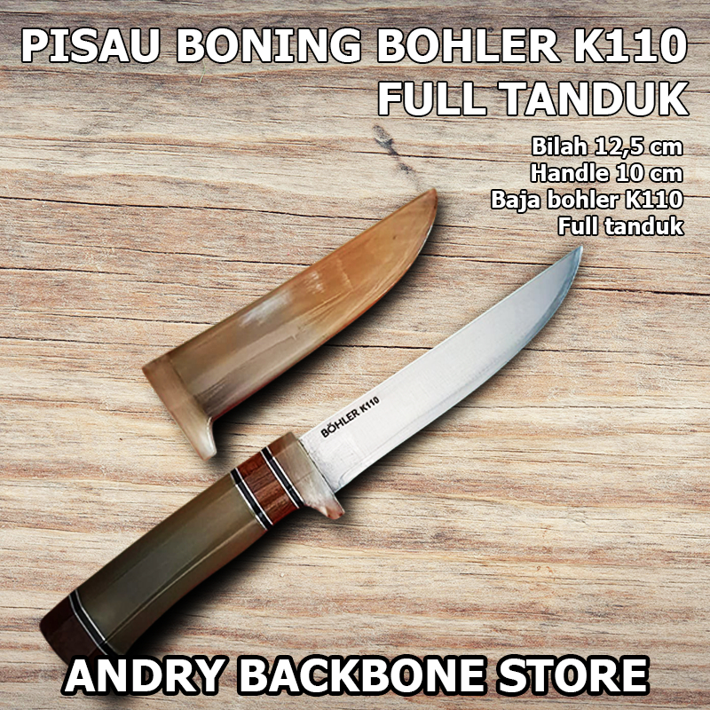Pisau Boning Bohler K110 Full Tanduk