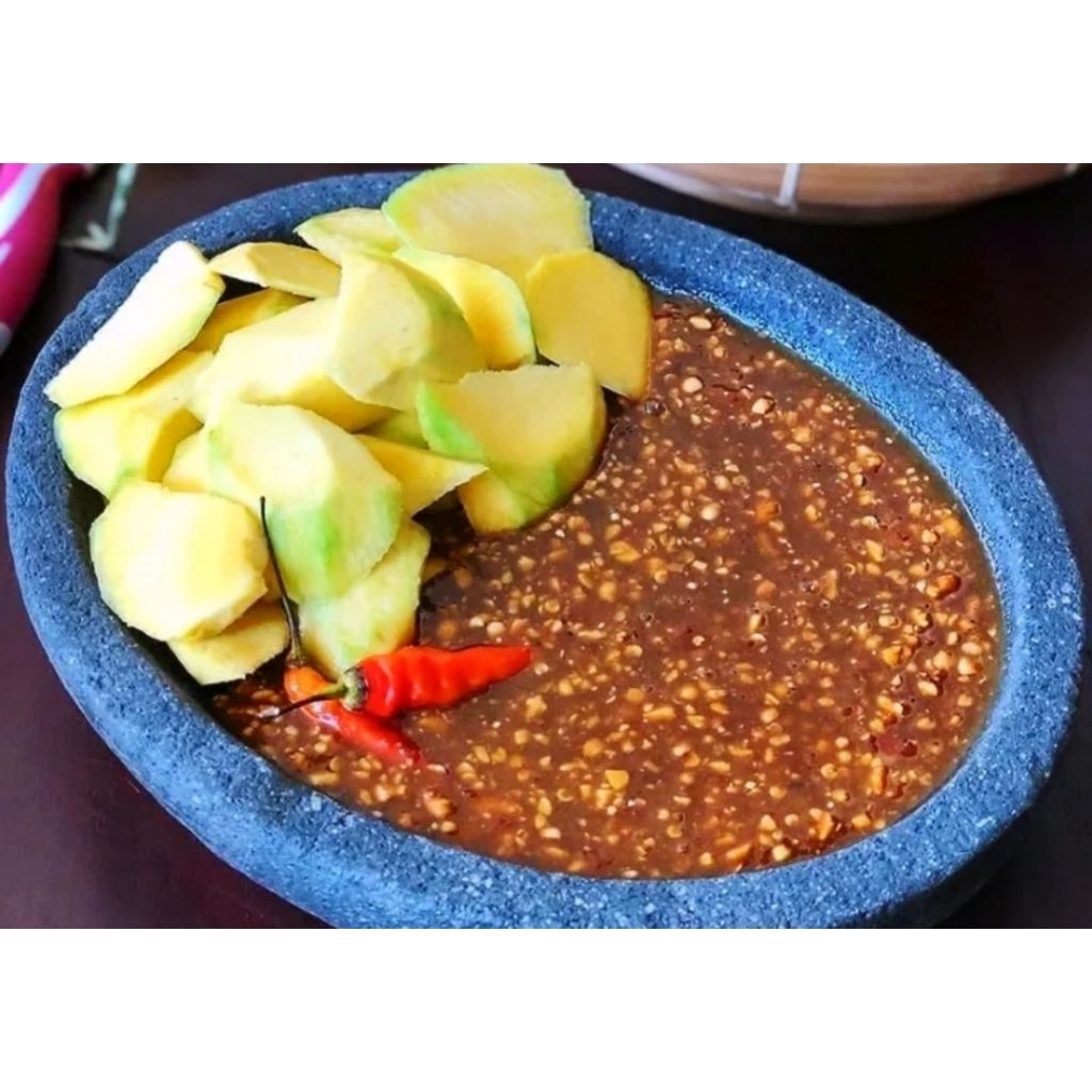 

Rujak Buah Mangga Buah Nenas Bumbu Kacang Enak Makassar
