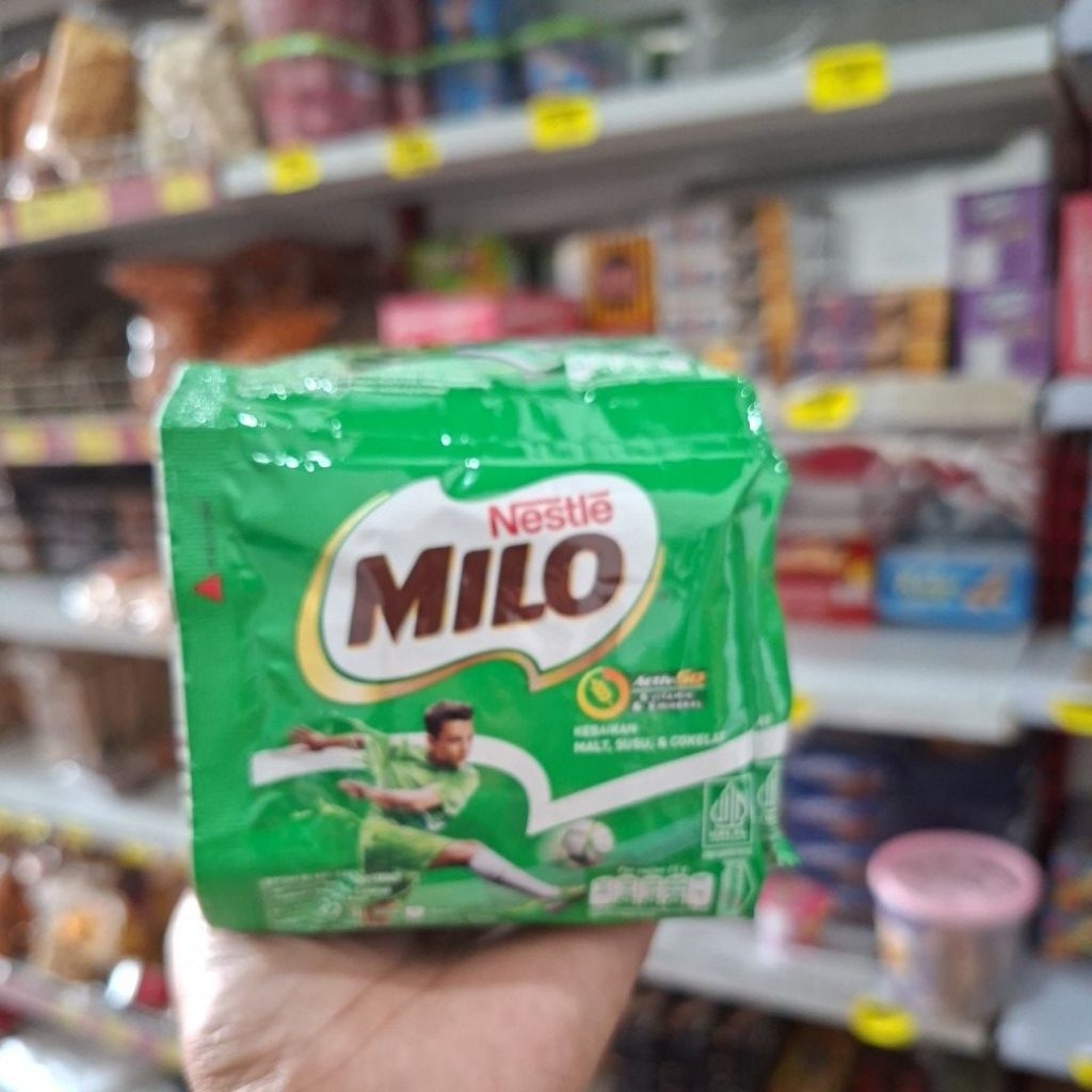 

Susu Coklat Milo Active-Go 1 renceng isi 10