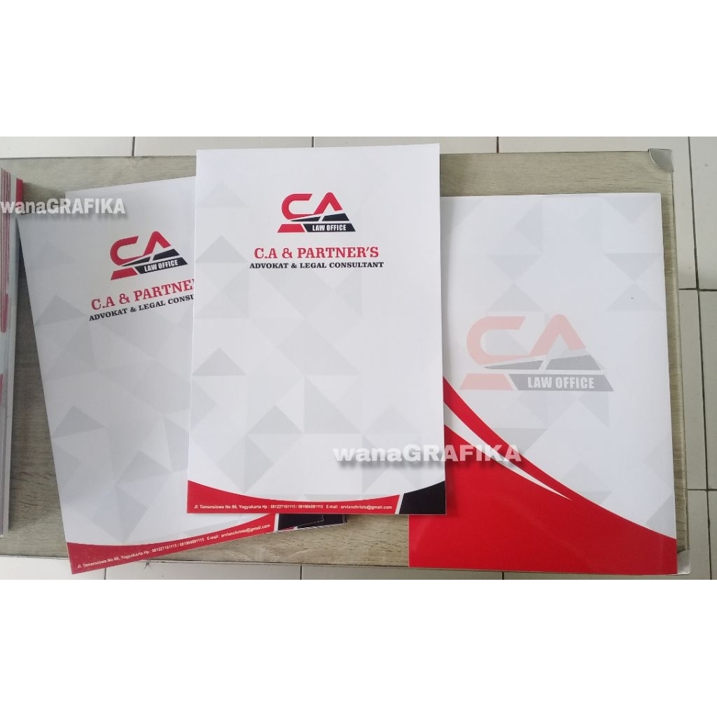 

cetak stopmap ivory 260gr FREE desain folio