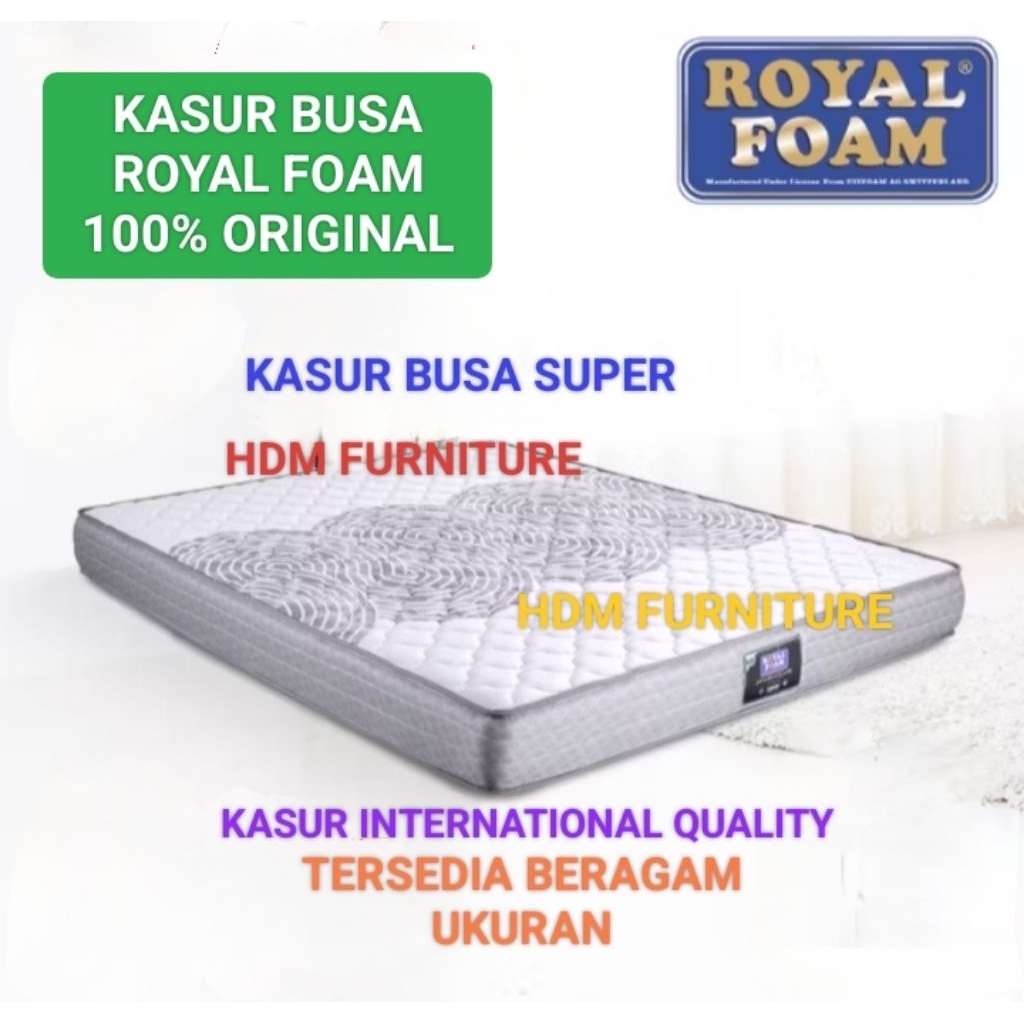 KASUR BUSA SUPER-ROYAL FOAM-GRAND-KASUR BUSA ROYAL UK 90/120/160