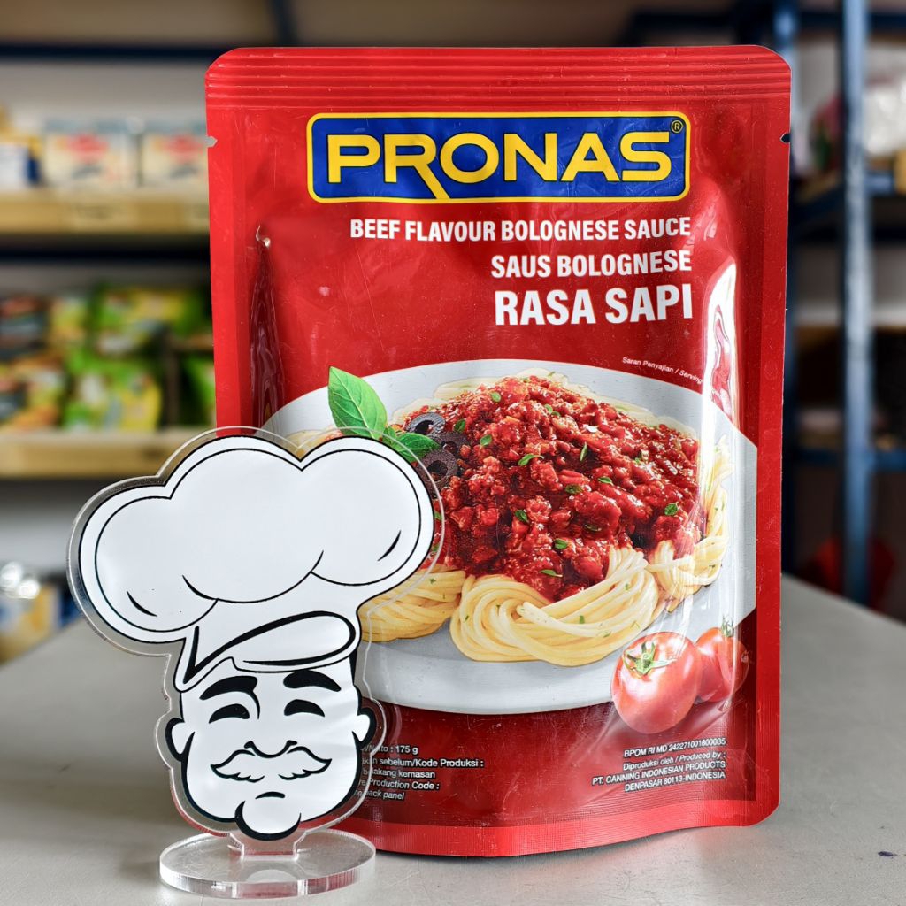 

Pronas Saus Spaghetti Sapi 175Gr / Beef Spaghetty Sauce Pronas 175Gr / Saus Spageti Sapi