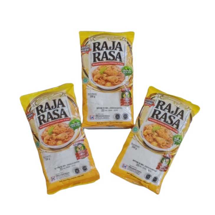 

Garam Masak Dapur Premium Halus Konsumsi Murni 250g Beryodium Kio3 Min. 30 Ppm / Raja Rasa