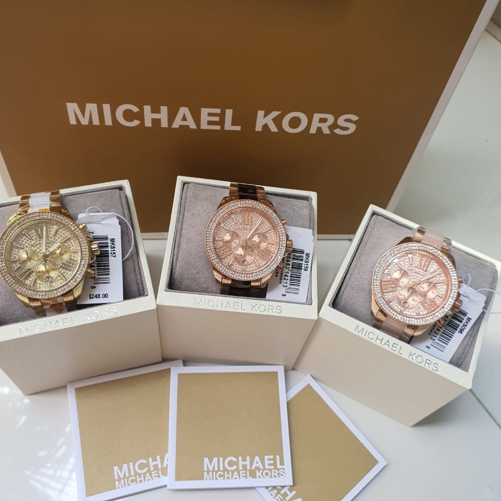 JAM TANGAN WANITA TYPE MK6096, MK6157, MK6159