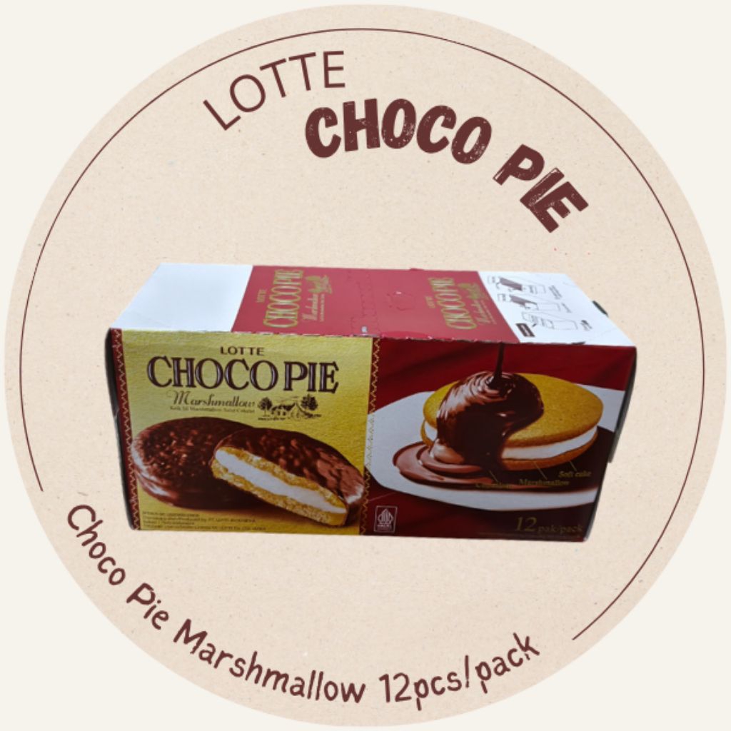 

Lotte Chocopie Marshmallow (12pcs x 26gr)