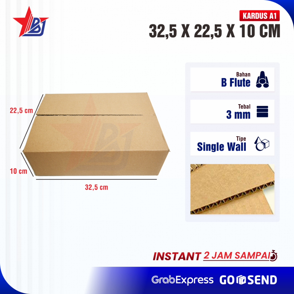 

KARDUS/DUS/PACKING/SEPATU/BUKET/MAINAN/PUZZLE/Kardus 32.5 x 22.5 x 10cm (Kardus 32.5 x 22.5 x 10 cm)