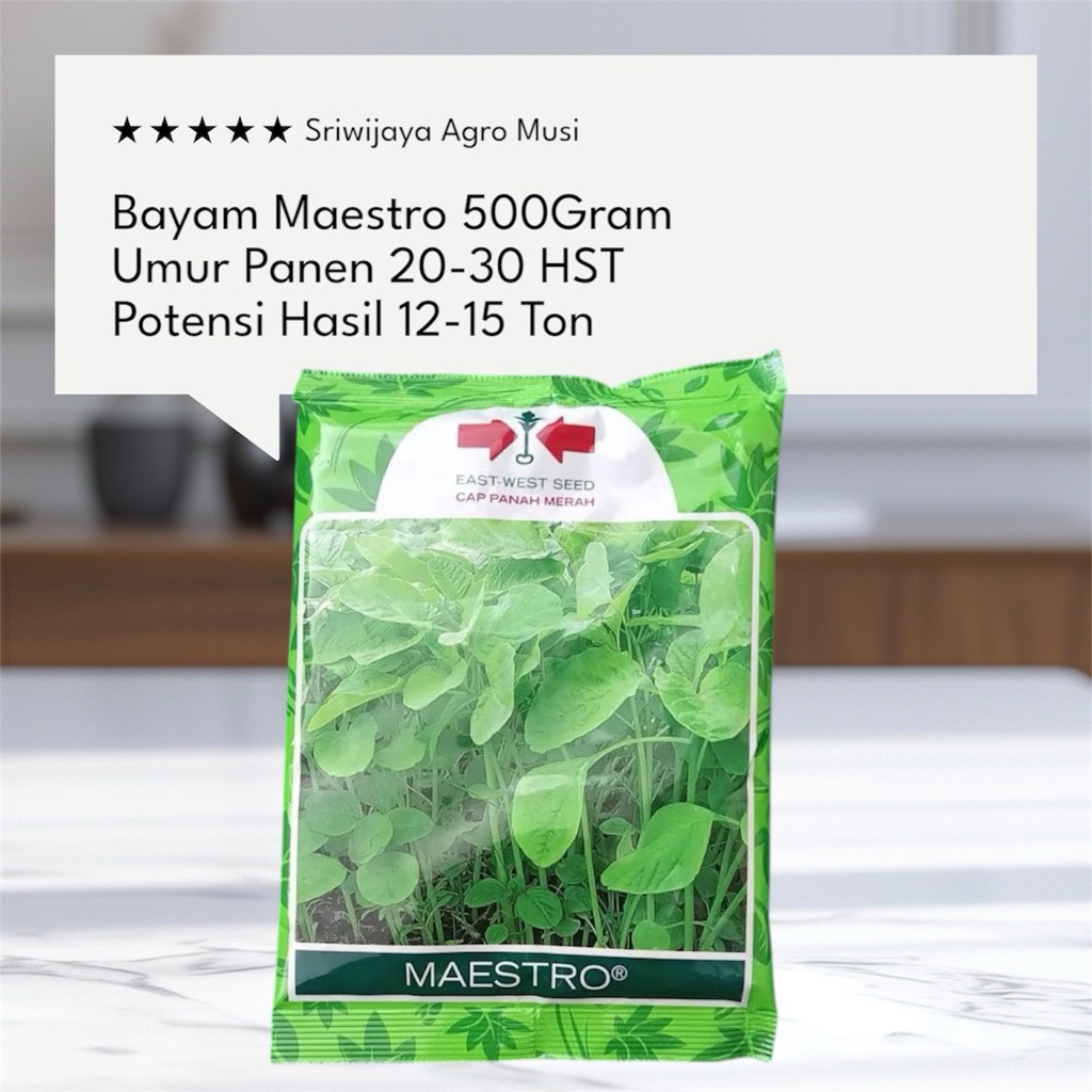 

Bayam MAESTRO 500 Gram Panah Merah