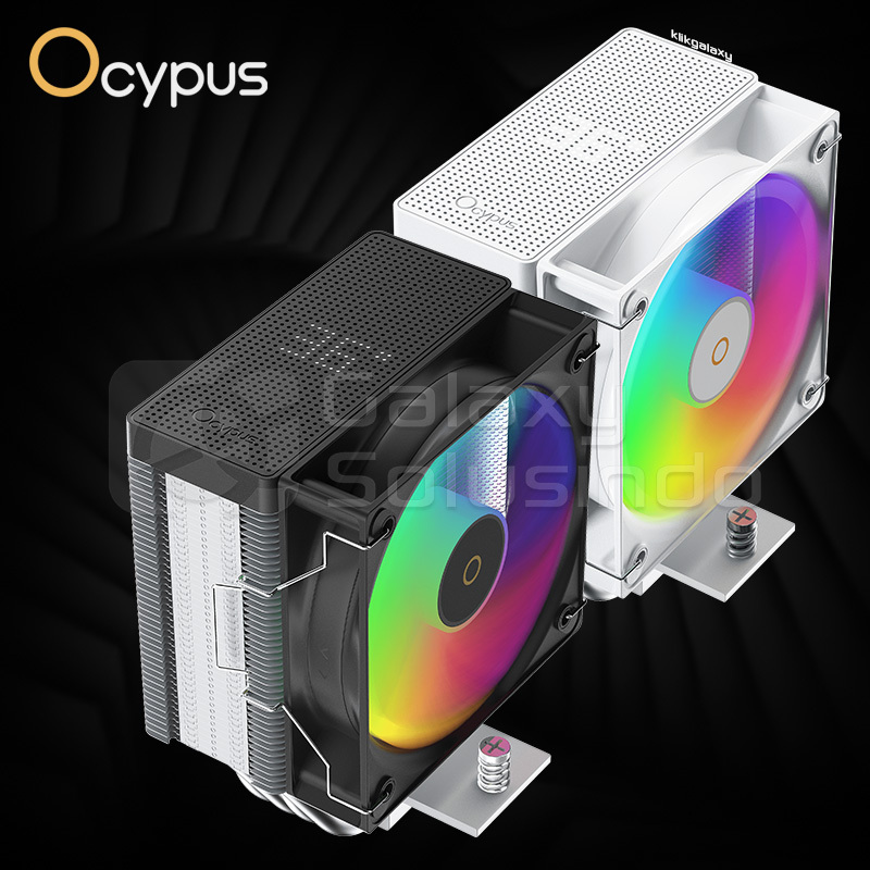 OCYPUS GAMMA A40 ARGB DIGITAL CPU Cooler - Black / White - GS
