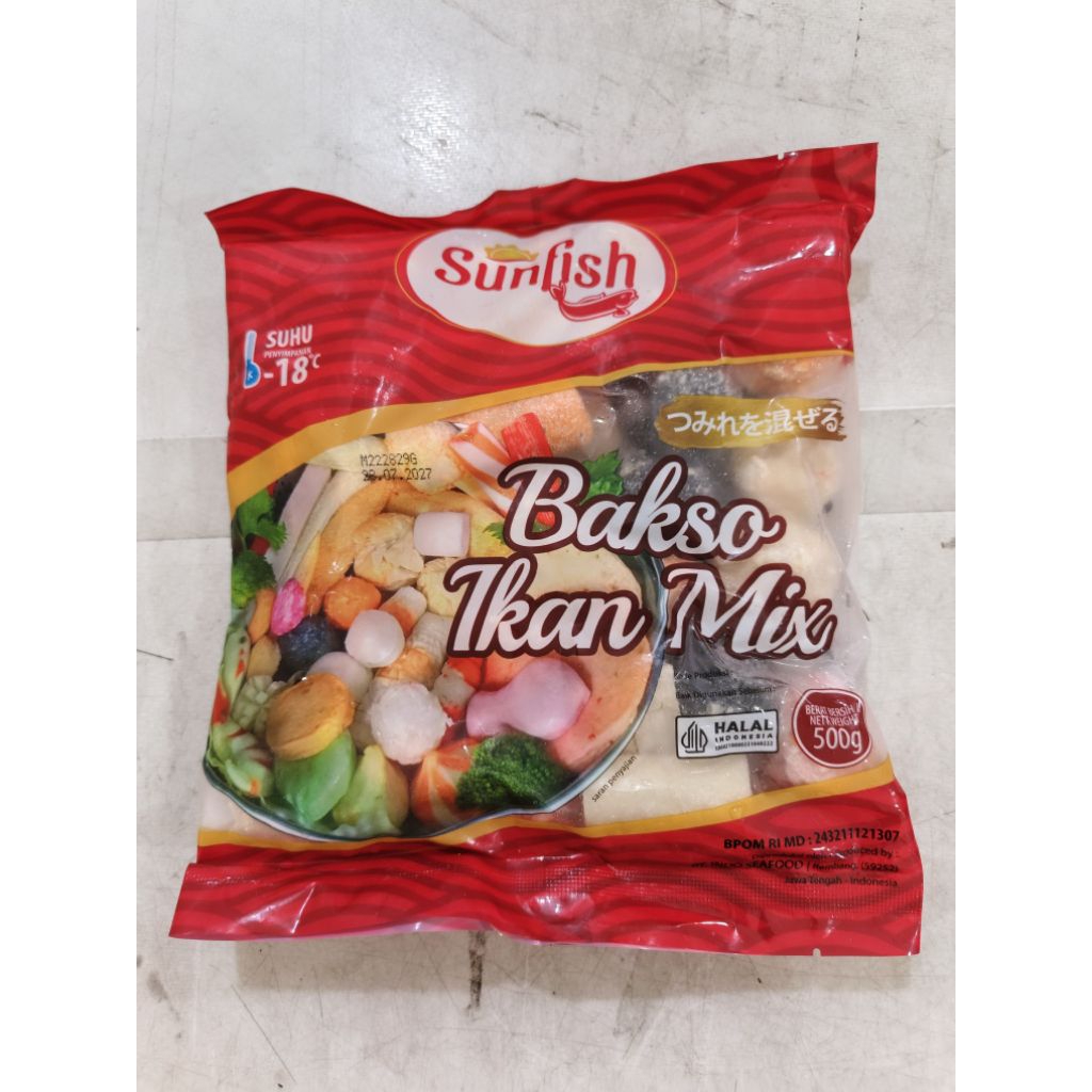 

SUNFISH baso ikan mix 500gram