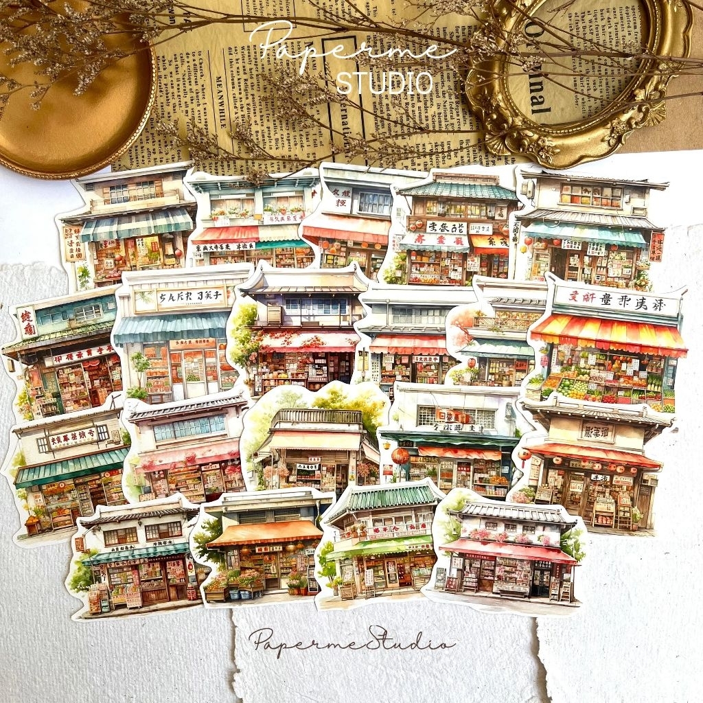 

CUT STICKER - sticker japan store food aesthetic journal dekorasi buku by Papermestudio