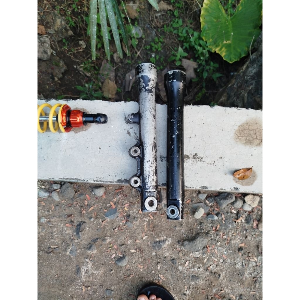 bottom shock tabung shock depan Suzuki satria 2tak shogun kebo tornado gs original