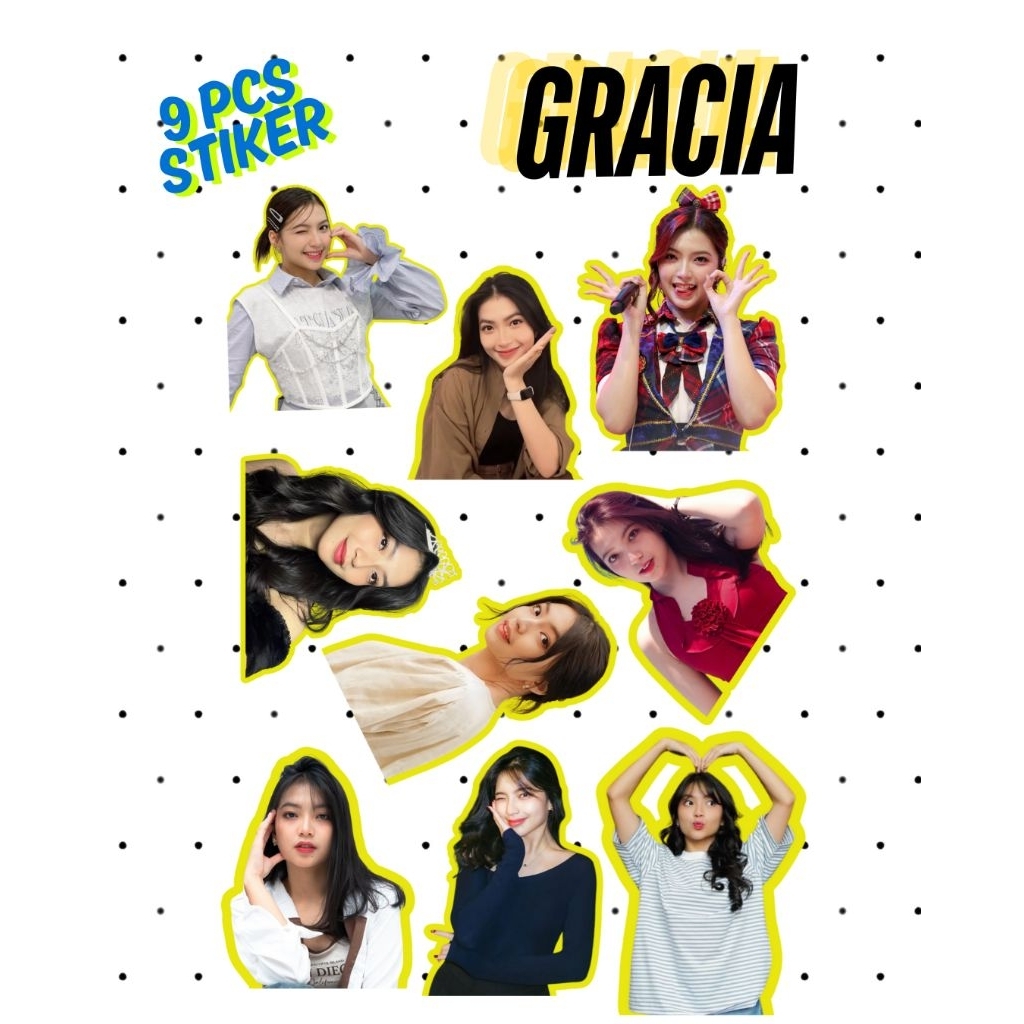 

[ISI 9] Stiker JKT48 Gracia Waterproof Vinyl Doff – Kualitas Premium