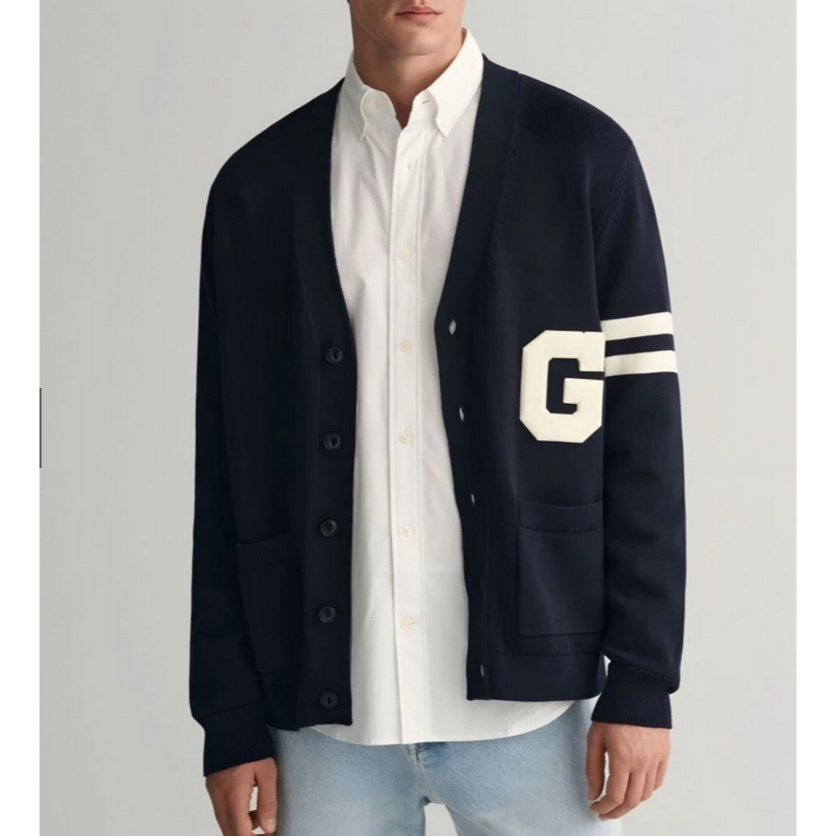 GEGOO>>>CARDIGAN Big Size ( S - 6XL ) Jacket G Simple ( Bisa Request Huruf ) Korean Ulzzang Fashion 